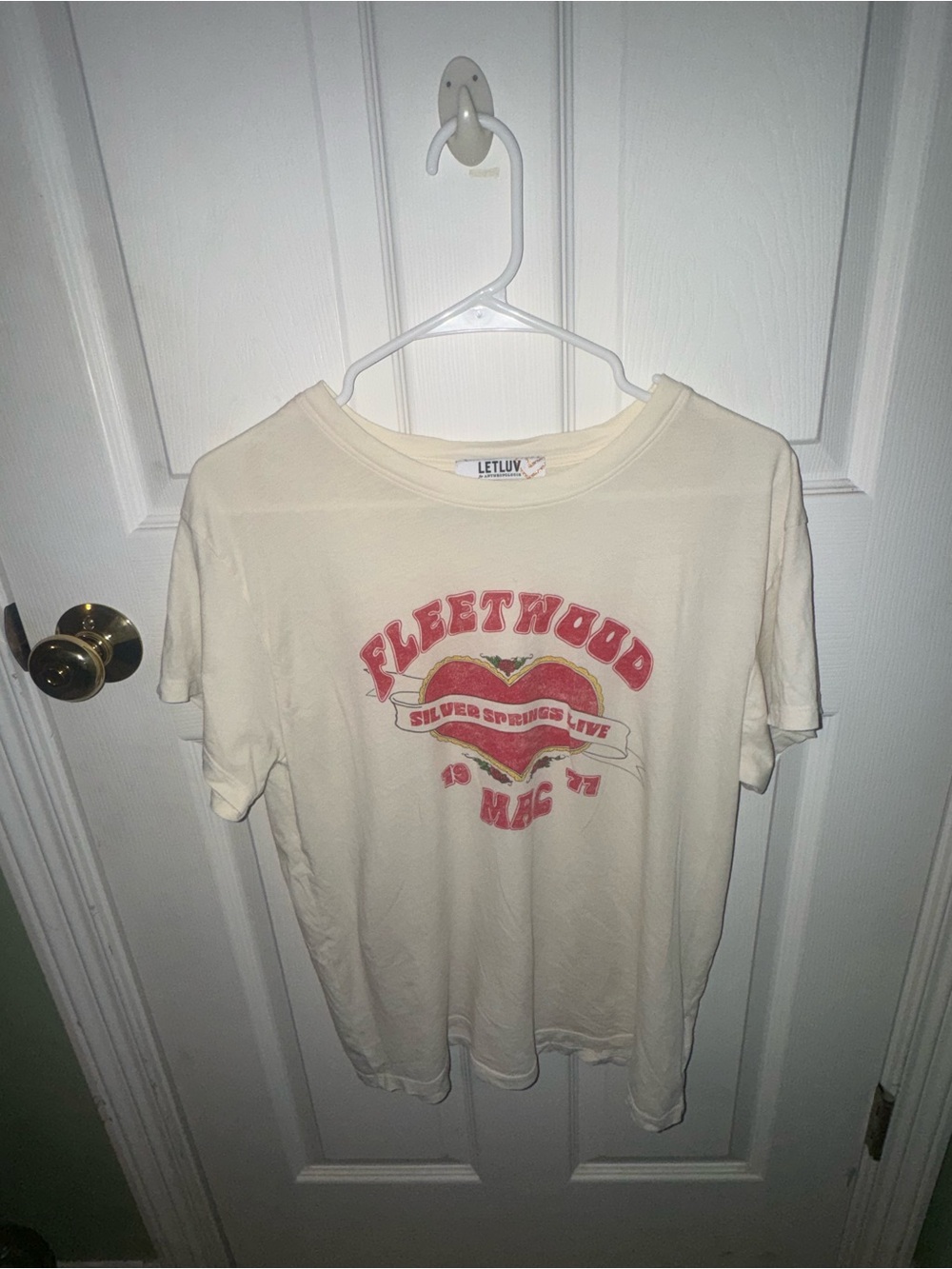 Letluv for Anthropologie Fleetwood Mac Silver Springs Live Tee